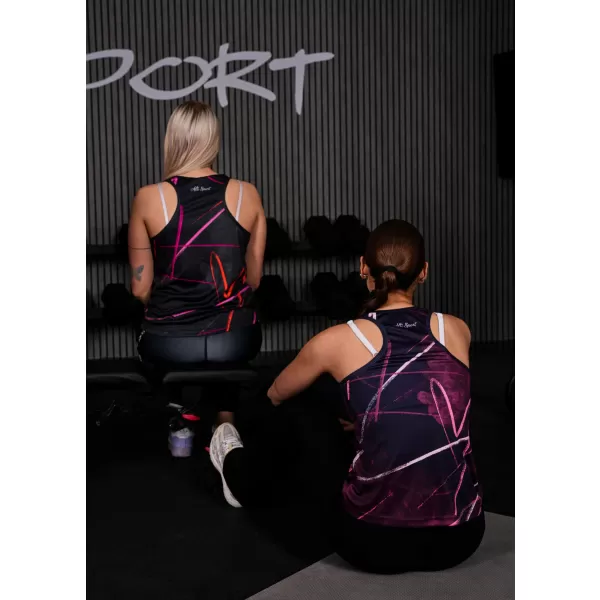  Ženski funkcionalni tenk vrh premium ALTISPORT VOJ/ALW082TIL01 CRNI 