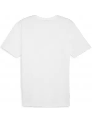 Košulja PUMA TEAMRISE LOGO JERSEY COTTON 658705_04 PUMA BIJELA/PUMA CRNA