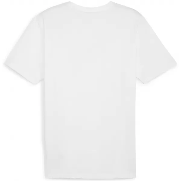  Košulja PUMA TEAMRISE LOGO JERSEY COTTON 658705_04 PUMA BIJELA/PUMA CRNA 