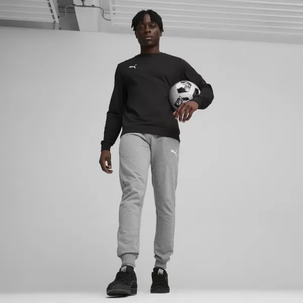  Muška dukserica PUMA TEAMGOAL CASUALS CREW NECK S 658592_03 PUMA CRNA/PUMA BIJELA 