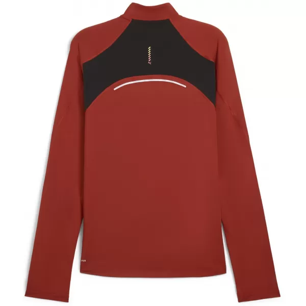  Košulja PUMA RUN CLOUDSPUN 1/4 ZIP 525781_63 MARS RED 
