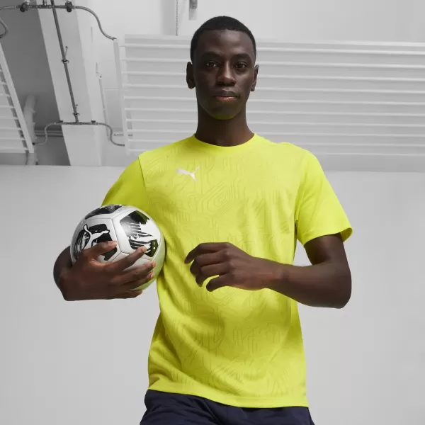  Muška funkcionalna košulja PUMA TEAMFINAL TRAINING JERSEY 658557_30 ELECTRIC LIME/ ELEKTRIČNA VAPNA/PUMA SREBRO 