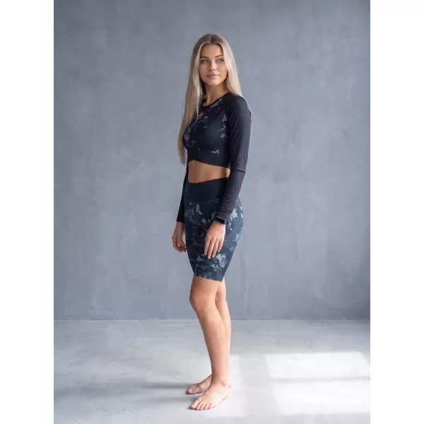  Ženske tajice iznad koljena premium ALTISPORT VOJ/ALW110LEG02 CRNA 