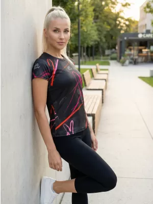 Ženska premium funkcionalna majica ALTISPORT VOJ/ALW082TR01 CRNA