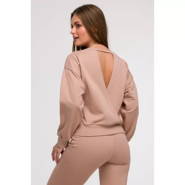  Ženski sweatshirt BEWEAR B293 MOKA 