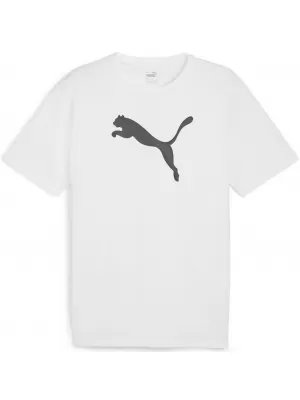 Košulja PUMA TEAMRISE LOGO JERSEY COTTON 658705_04 PUMA BIJELA/PUMA CRNA