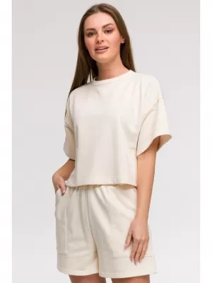 Ženski sweatshirt BEWEAR B294 VANILIJA
