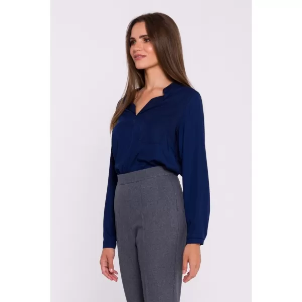  Ženska bluza STYLOVE S375 TAMNOPLAVA 