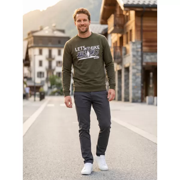  Muški sweatshirt ALTISPORT ALM190406 VOJNOG 