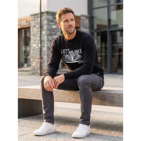 Muški sweatshirt ALTISPORT ALM190406 CRNA 