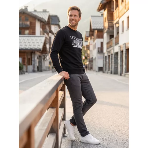  Muški sweatshirt ALTISPORT ALM190406 CRNA 