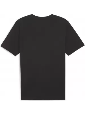 Košulja PUMA TEAMRISE LOGO JERSEY COTTON 658705_03 PUMA CRNA/PUMA BIJELA