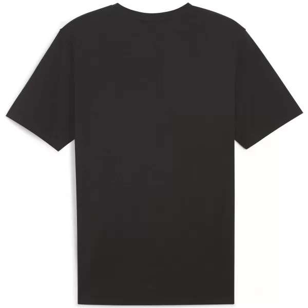  Košulja PUMA TEAMRISE LOGO JERSEY COTTON 658705_03 PUMA CRNA/PUMA BIJELA 