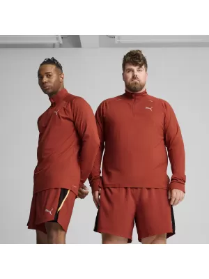 Košulja PUMA RUN CLOUDSPUN 1/4 ZIP 525781_63 MARS RED