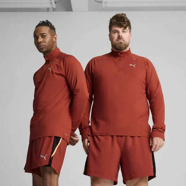  Košulja PUMA RUN CLOUDSPUN 1/4 ZIP 525781_63 MARS RED 