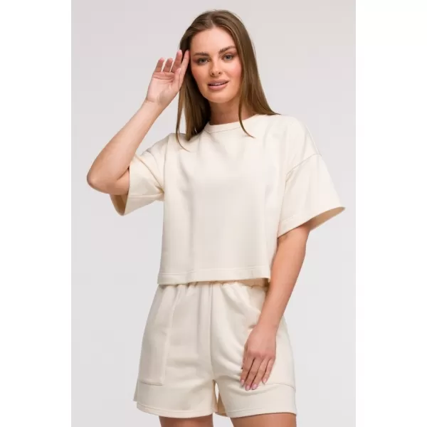  Ženski sweatshirt BEWEAR B294 VANILIJA 