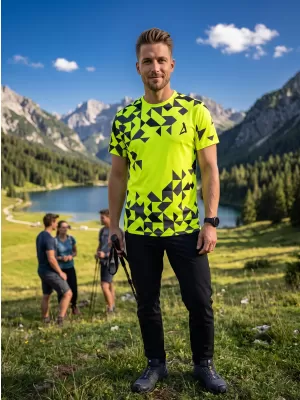 Muška premium funkcionalna majica ALTISPORT VOJ/ALM108TR01 NEON ŽUTA
