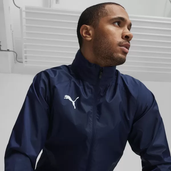  Jakna PUMA TEAMGOAL ALL WEATHER JACKET 659038_06 PUMA MORNARICA/PUMA BIJELA 