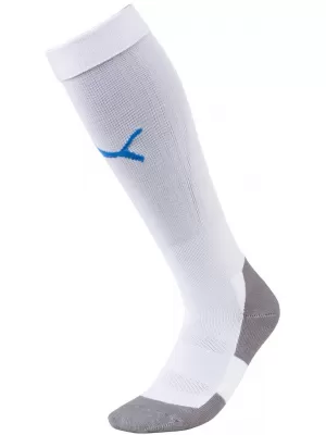 Nogometne čarape PUMA TEAM LIGA SOCKS CORE 703441_12 PUMA BIJELA/ELEKTRIČNA PLAVA L