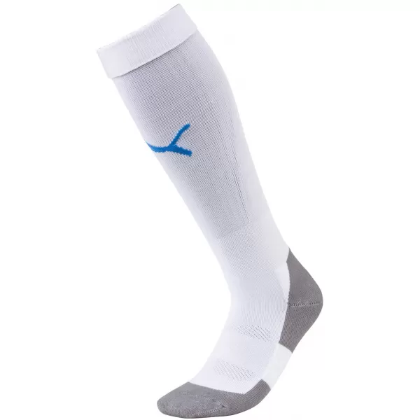  Nogometne čarape PUMA TEAM LIGA SOCKS CORE 703441_12 PUMA BIJELA/ELEKTRIČNA PLAVA L 