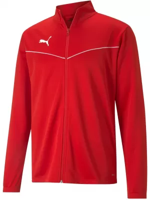 Jakna PUMA TEAMRISE TRG POLY JACKET 657392_01 PUMA CRVENA/PUMA BIJELA