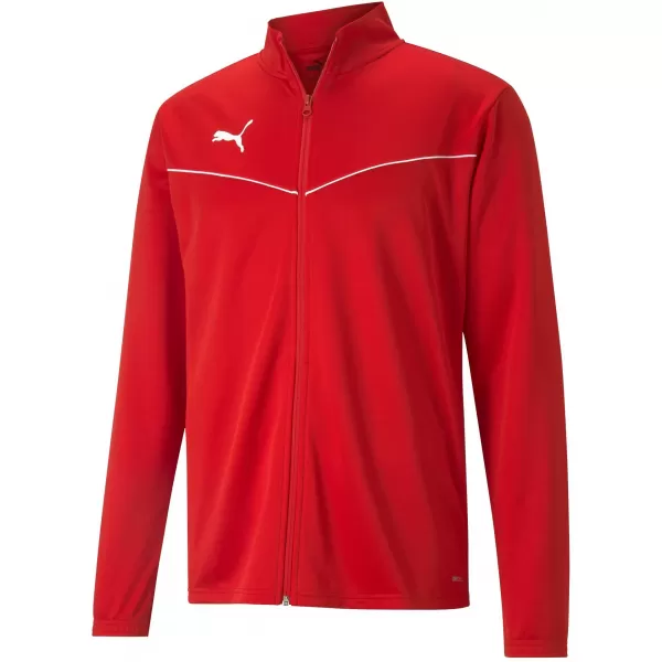  Jakna PUMA TEAMRISE TRG POLY JACKET 657392_01 PUMA CRVENA/PUMA BIJELA 