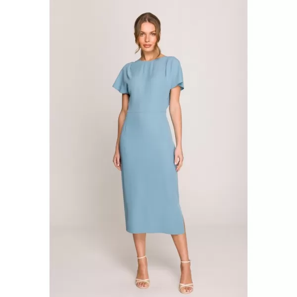  Haljina STYLOVE S398 NEBESKO PLAVO 