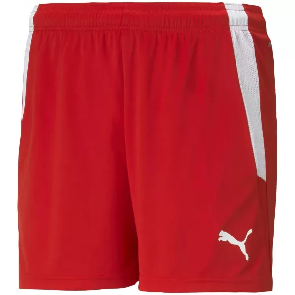  Ženske kratke hlače PUMA TEAMLIGA SHORTS W 704936_01 PUMA CRVENA/PUMA BIJELA 