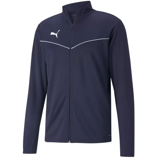  Jakna PUMA TEAMRISE TRG POLY JACKET 657392_06 PEACOAT/ PAUNICA/PUMA BIJELA 