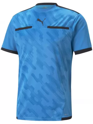 Nogometni dres PUMA TEAMLIGA REFEREE JERSEY 705452_18 BLEU AZUR/ BLEU AZUR/PUMA CRNA