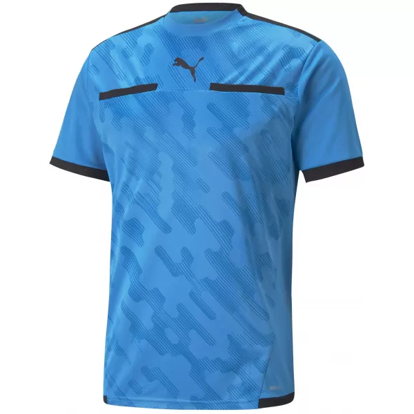  Nogometni dres PUMA TEAMLIGA REFEREE JERSEY 705452_18 BLEU AZUR/ BLEU AZUR/PUMA CRNA 