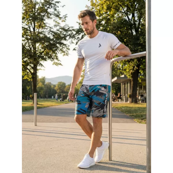  Muške premium funkcionalne kratke hlače ALTISPORT VOJ/ALM014KRA01 CRNI/KEROZIN 