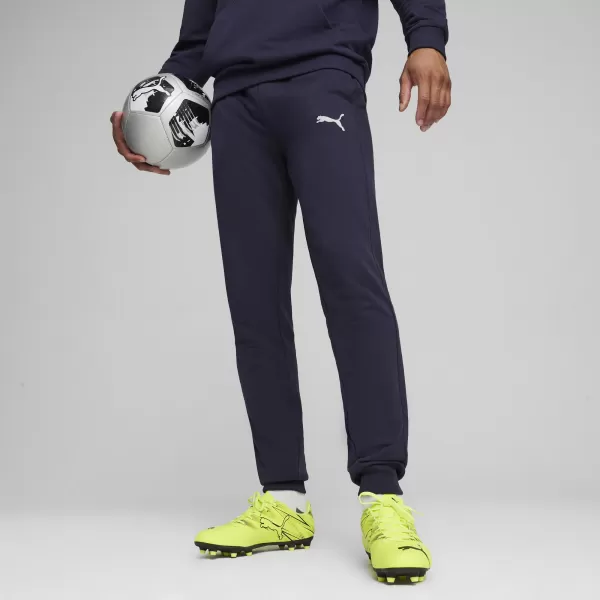  Hlače PUMA TEAMGOAL CASUALS PANTS 658598_06 PUMA MORNARICA/PUMA BIJELA 