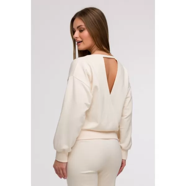  Ženski sweatshirt BEWEAR B293 VANILIJA 