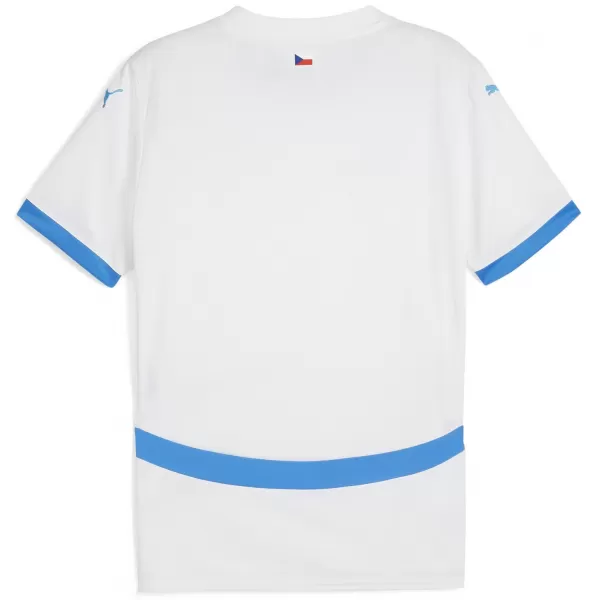  Nogometni dres PUMA FACR AWAY JERSEY REPLICA 774128_02 PUMA BIJELA/ZAPALJENA PLAVA 