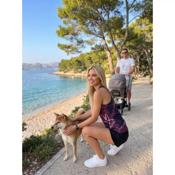  Ženska premium funkcionalna majica bez rukava ALTISPORT VOJ/ALW082TIL01 LJUBIČASTA 