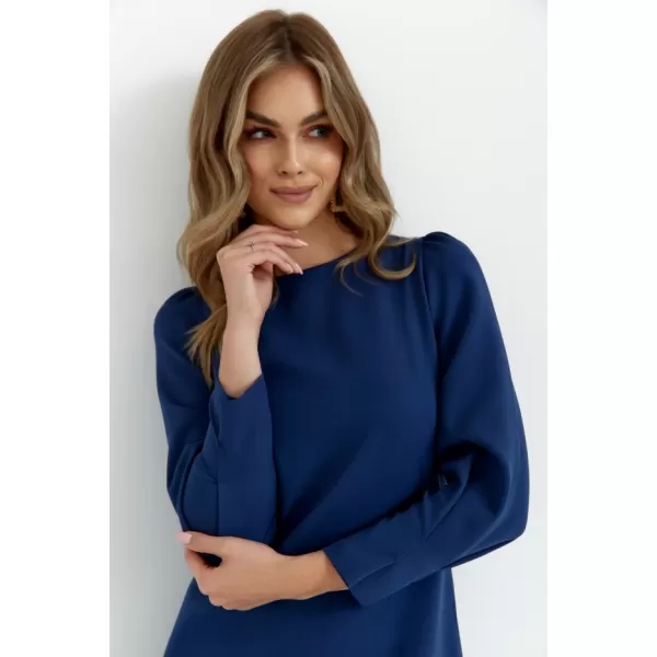  Haljina MAKOVER K148 TAMNOPLAVA 