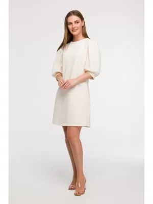 Haljina BEWEAR B291 VANILIJA