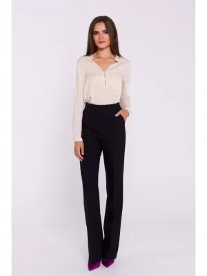 Ženske hlače STYLOVE S371 CRNA