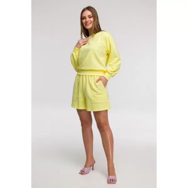  Ženski sweatshirt BEWEAR B293 LIMUN 