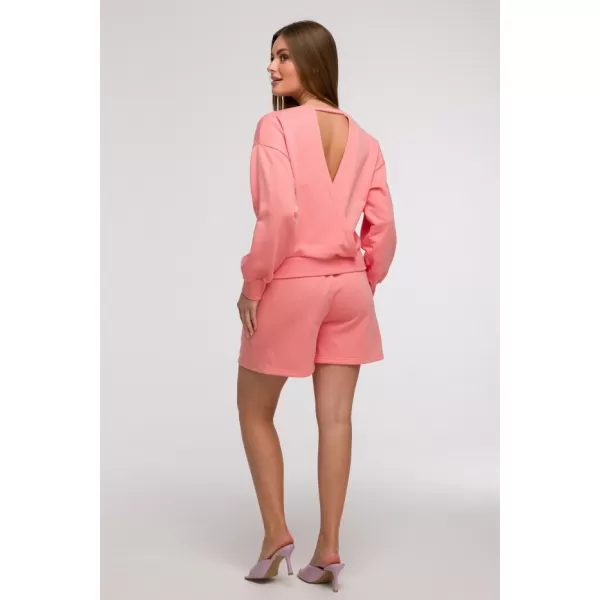  Ženski sweatshirt BEWEAR B293 KORALJNI 