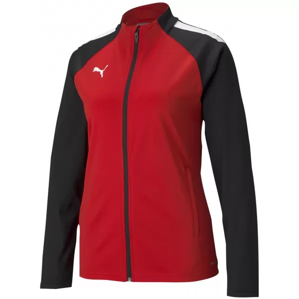  Ženska jakna PUMA TEAMLIGA TRAINING JACKET W 657252_01 PUMA CRVENA/PUMA CRNA 