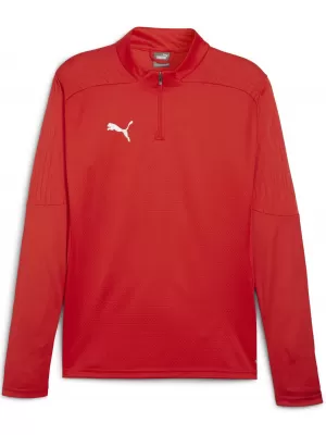 Košulja PUMA TEAMFINAL TRAINING 1/4 ZIP T 658551_01 PUMA RED/PUMA SILVER