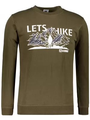 Muški sweatshirt ALTISPORT ALM190406 VOJNOG