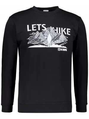 Muški sweatshirt ALTISPORT ALM190406 CRNA