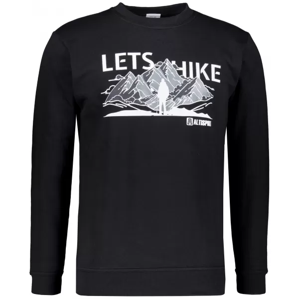  Muški sweatshirt ALTISPORT ALM190406 CRNA 