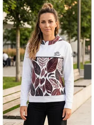 Ženska vrhunska funkcionalna majica ALTISPORT VOJ/ALW061MI01 BIJELO/BORDO