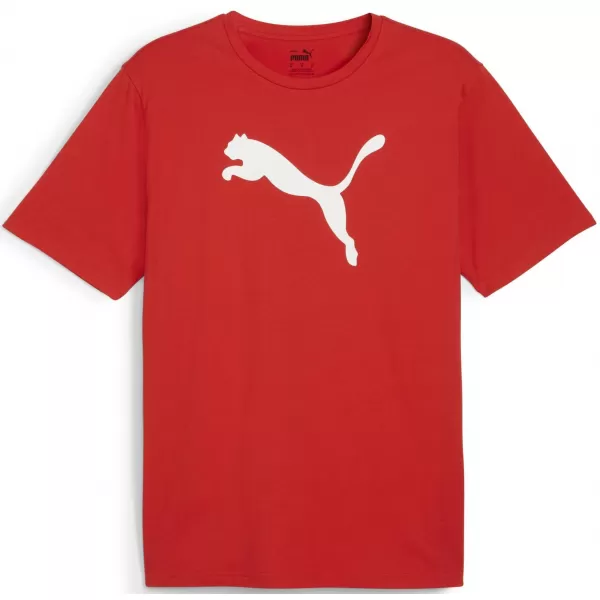  Košulja PUMA TEAMRISE LOGO JERSEY COTTON 658705_01 PUMA CRVENA/PUMA BIJELA 