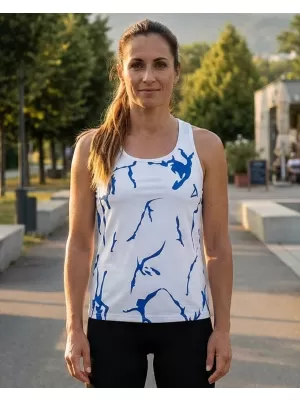 Ženska premium funkcionalna majica bez rukava ALTISPORT VOJ/ALW052TIL01 BIJELA