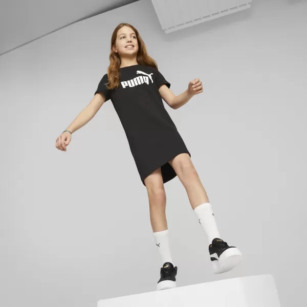  Haljina PUMA ESS+ LOGO DRESS 673493_01 PUMA CRNA 